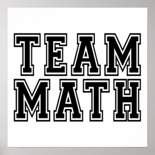 Pôster Matemática da equipe