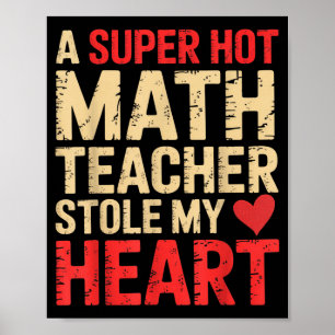 Poster Matemática Divertida Uma Professora de Matemática 