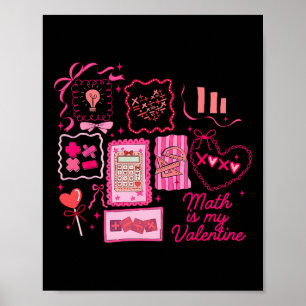 Poster Matemática do Selo Rosa é Minha Matemática de Vale