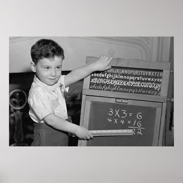 Pôster Matemática é fácil (Frente)