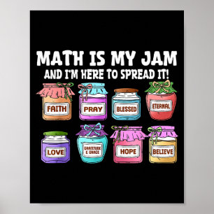 Poster Matemática É Minha Paixão E Estou Aqui Para Difund