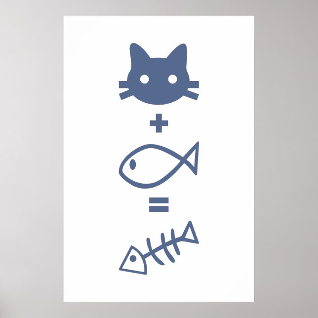 Poster Matemática felina (Frente)