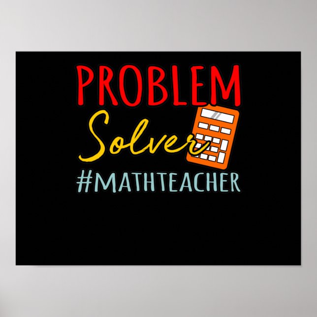 Poster Matemática para Resolver Problemas do Professor de (Frente)