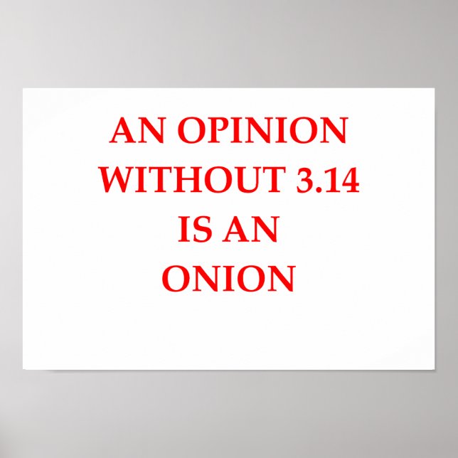 Pôster matemático (Frente)