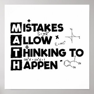 Poster Matemáticos   Presente de Matemática para Estudant