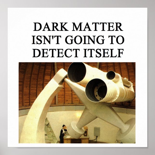 PÔSTER MATÉRIA ESCURA (Frente)