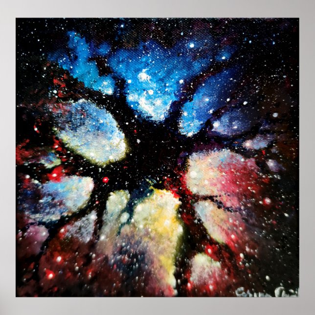 Poster Matéria escura no universo (Frente)