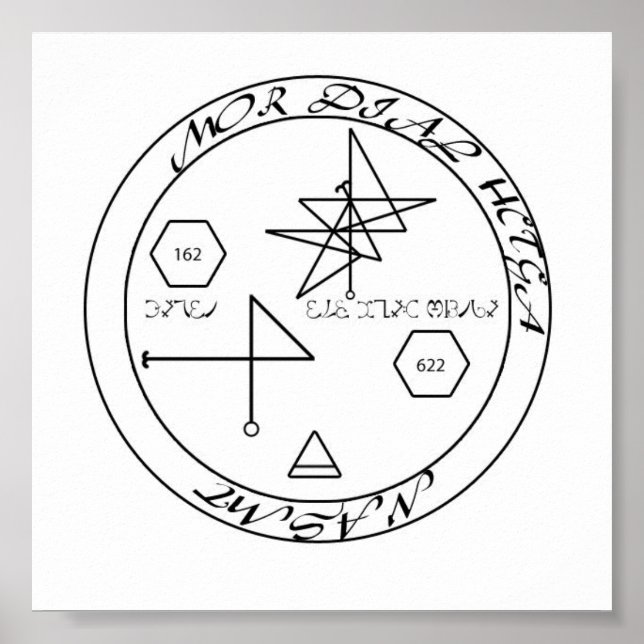 Poster Material Sucesso Enochian Sigil (Frente)
