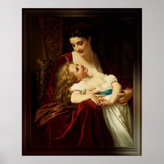 Poster Maternal Affection by Hugues Merle (Frente)