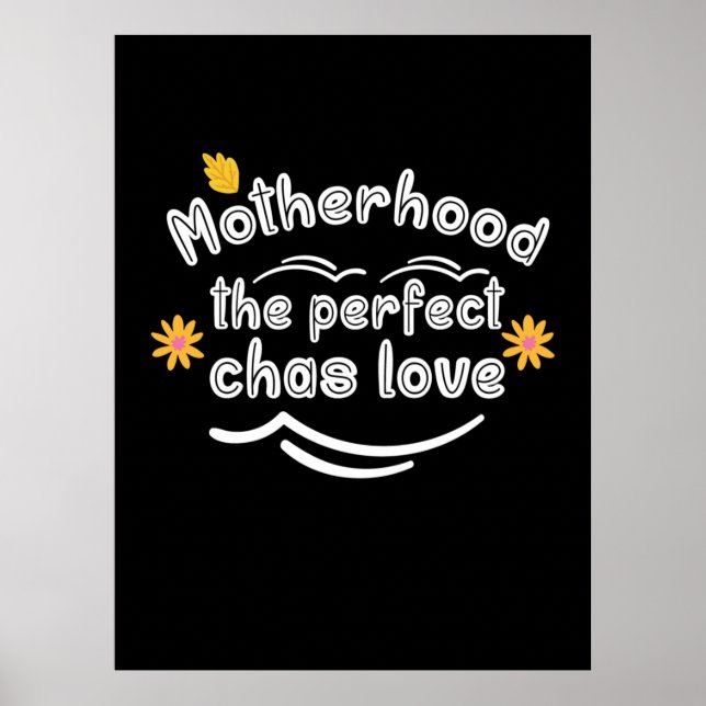 Poster Maternidade O Amor Perfeito Chas (Frente)