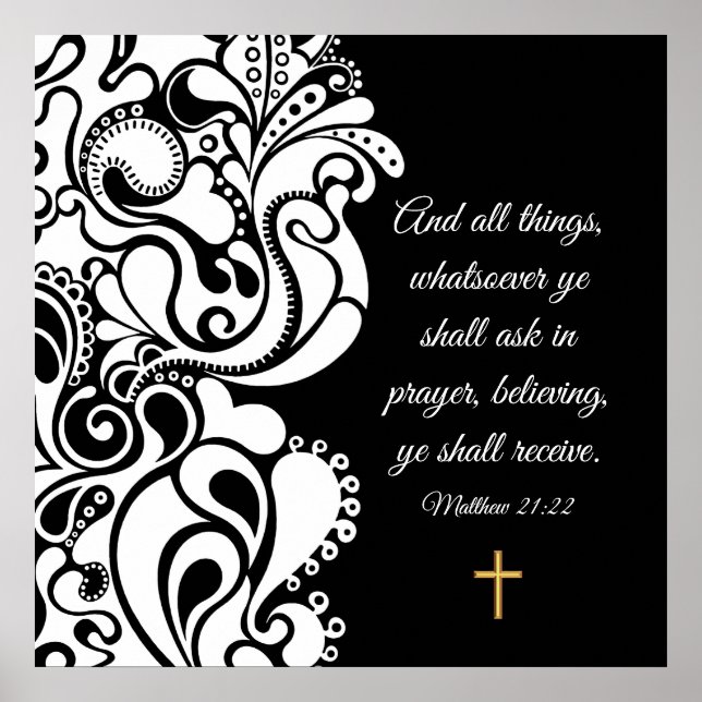 Poster Mateus 21:22 (Frente)
