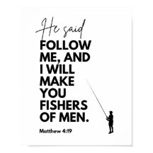 Mateus 4:19 Pescadores de Homens Versículo Bíblico