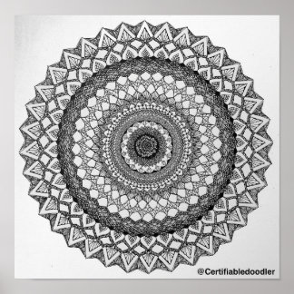Poster Math inspirou Mandala