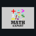 Pôster Math Symbols<br><div class="desc">Math Expert</div>