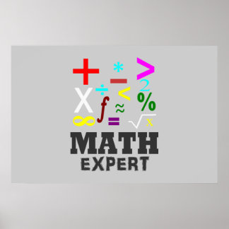 Pôster Math Symbols
