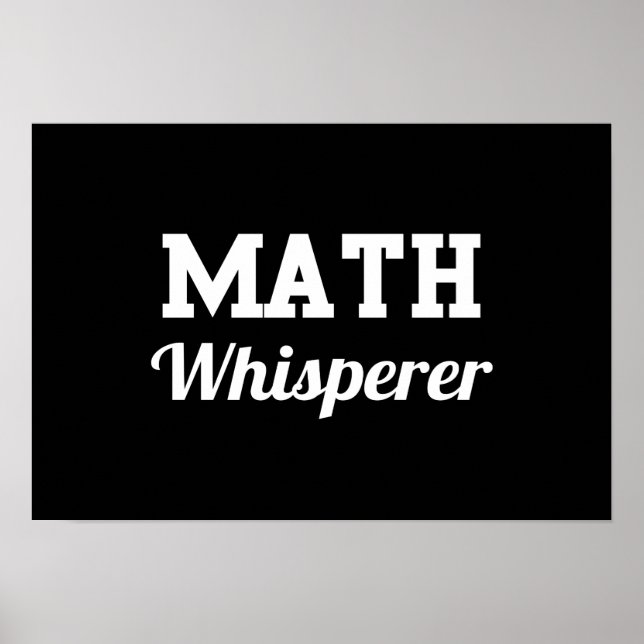 Pôster Math Whisperer (Frente)