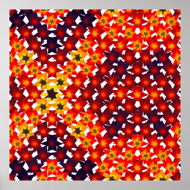 Poster Mathematical Floral Pattern  (Frente)