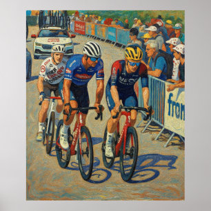 Poster Mathieu van der Poel Tour de France 2022 7ª Etapa