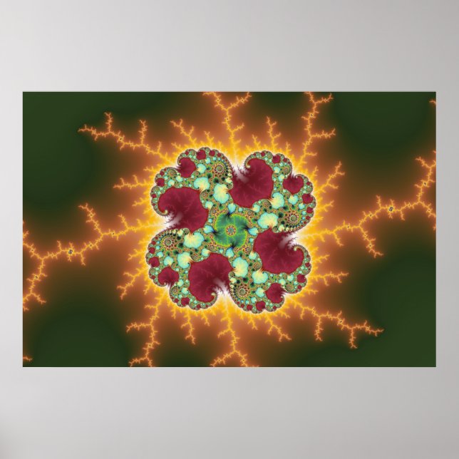 Pôster Matilda 17 - Arte Fractal (Frente)