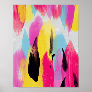 Poster Matilda // pintura Abstrato