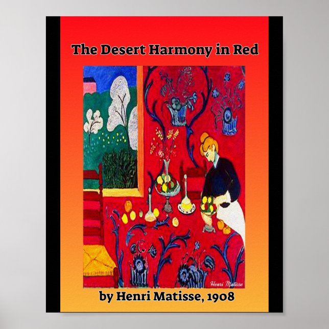 Poster Matisse 1908 (Frente)