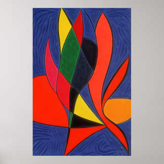 Poster Matisse inspirou Abstrato Wall Art