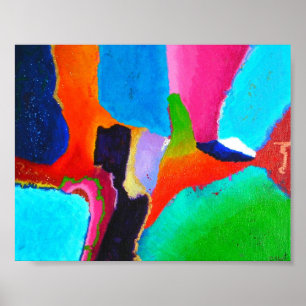 Pôster Matriz cromática Mini Abstrato Art