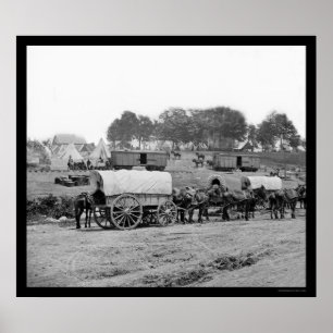 Pôster Matrizes do general McClellan 1862