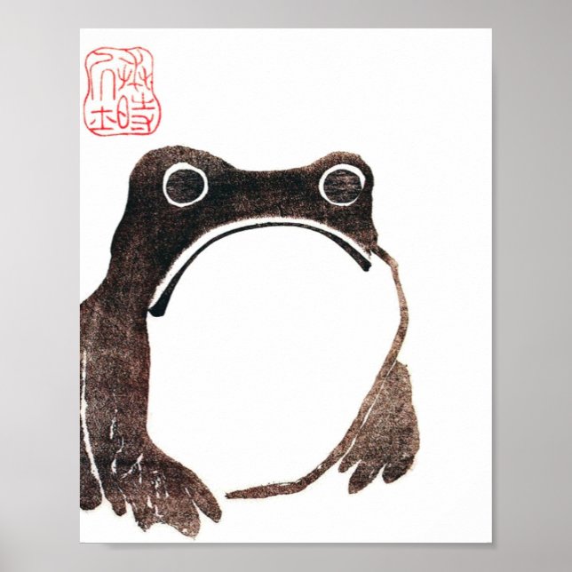 Poster Matsumoto Hoji Frog (Frente)