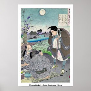 Pôster Matsuo Basho por Taiso, Yoshitoshi Ukiyoe