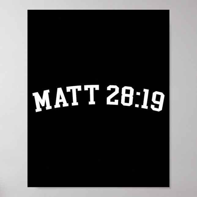 Poster Matt 28_19  (Frente)