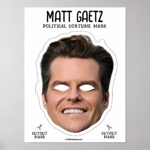 Poster Matt Gaetz Costume Mask