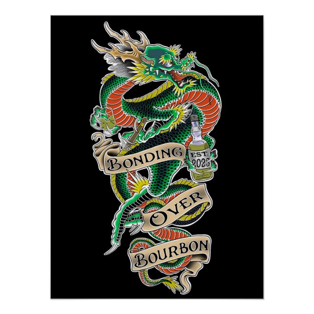 Pôster Matt Tunzi x Bonding Over Bourbon (Frente)