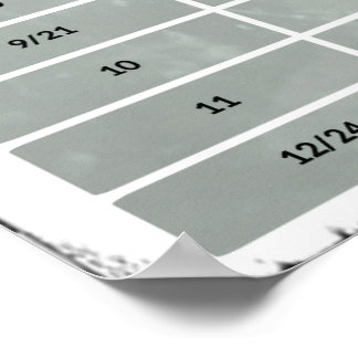 poster (Matte) de 20" x 10", com intervalo de guit