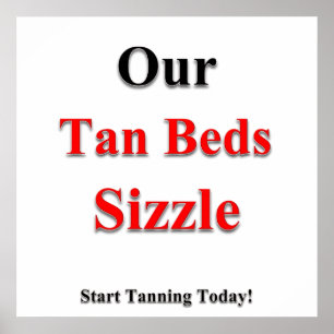 Poster Matte de Tanning Sizzle