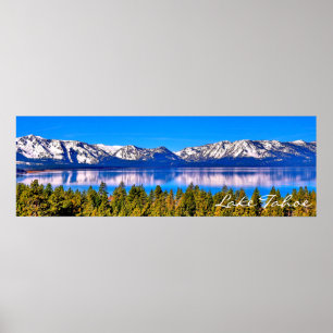 POSTER (MATTE) LAKE TAHOE DE 36" X 12" BONITO