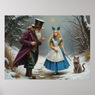 Pôster matte Winter Alice