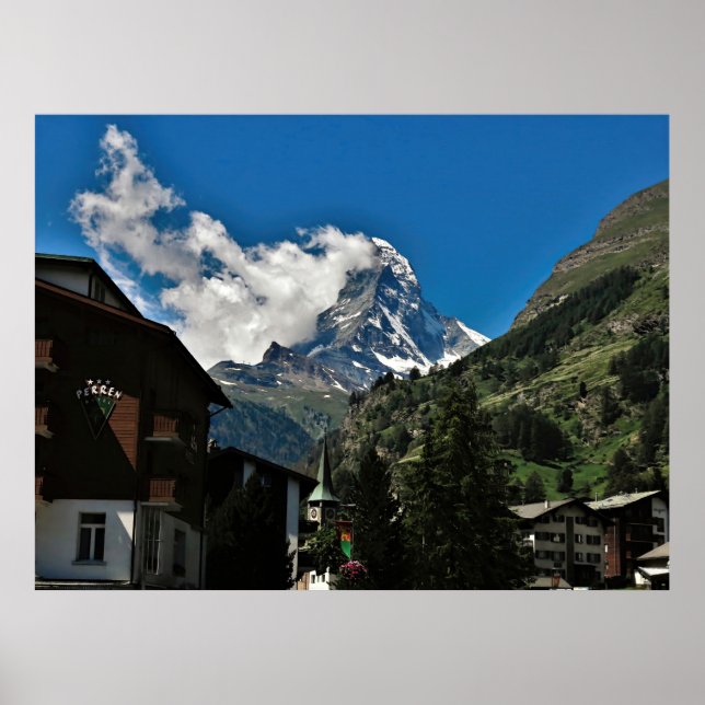 Poster Matterhorn and Zermatt (Frente)