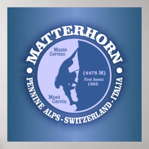 Poster Matterhorn (cumes)
