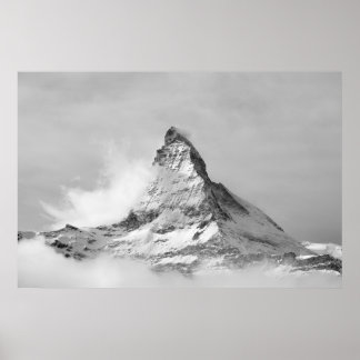Poster Matterhorn no inverno