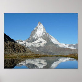 Poster Matterhorn Riffelsee Swiss Alps