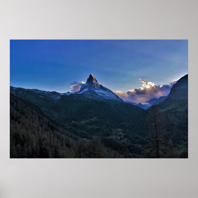 Poster Matterhorn Sunset (Frente)