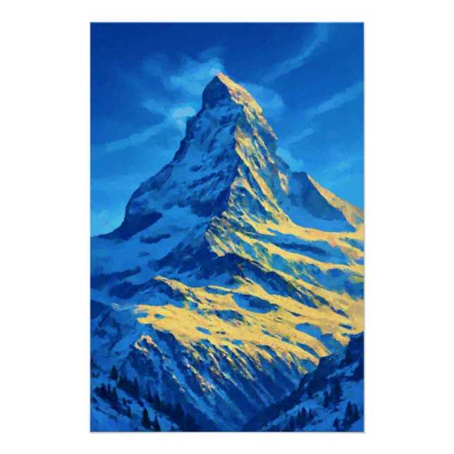 Pôster Matterhorn Sunset (Frente)