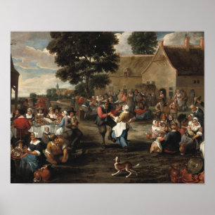 Poster Mattheus van Helmont - Banquete de camponês