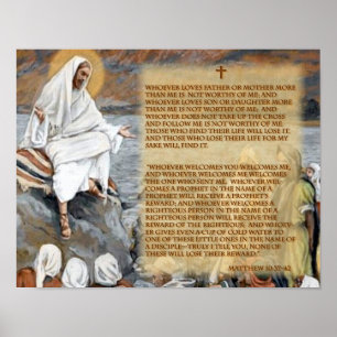 POSTER MATTHEW 10 37-42