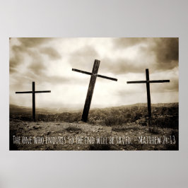 POSTER MATTHEW 24:13