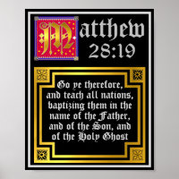 Matthew 28 19 Novo Testamento Iluminado