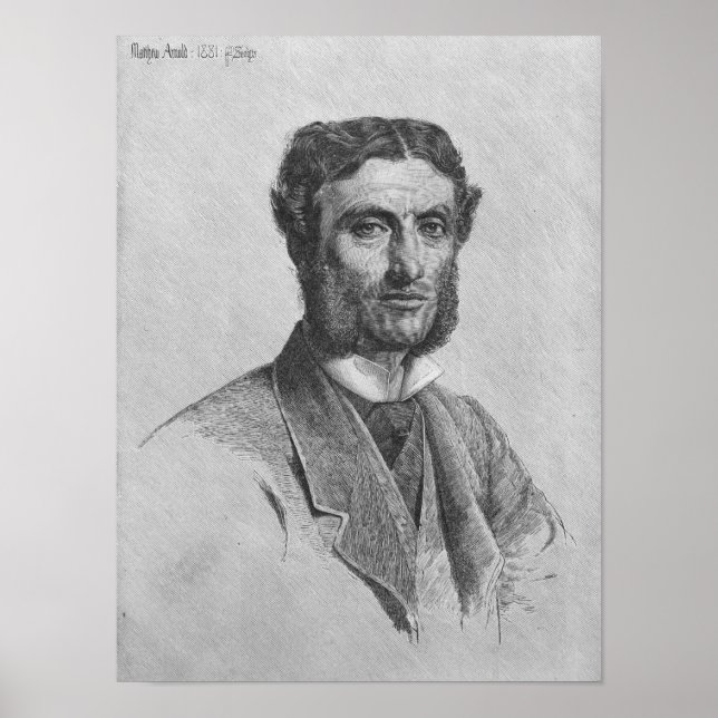 Pôster Matthew Arnold, 1881 (Frente)