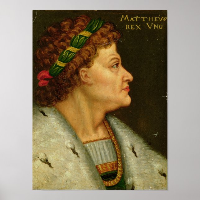 Pôster Matthias I, Hunyadi (Frente)