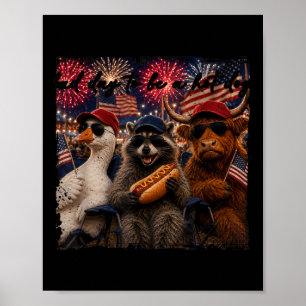 Poster Mau Dia Para Ser Um Cachorro-Quente Patriótico Eng